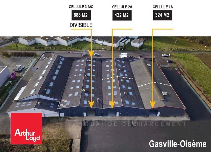 Flex in Gasville-Oisème for lease - Aerial - Image 2 of 3