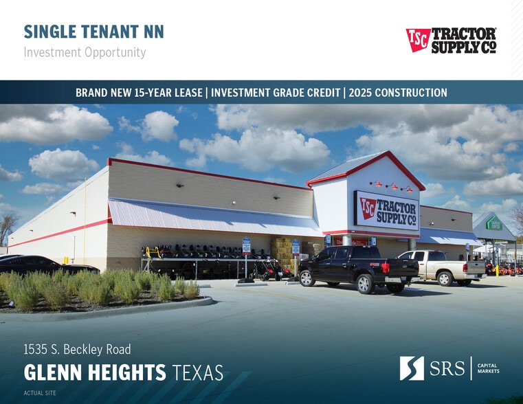 1535 S Beckley Rd, Glenn Heights, TX à vendre - Photo du bâtiment - Image 1 de 9