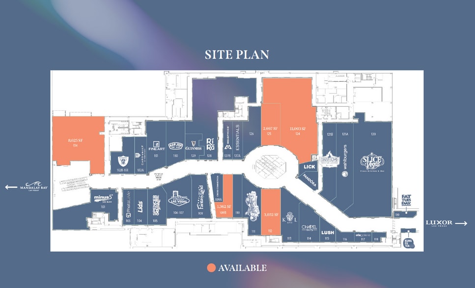 3950 Las Vegas Blvd S, Las Vegas, NV for lease - Site Plan - Image 2 of 3