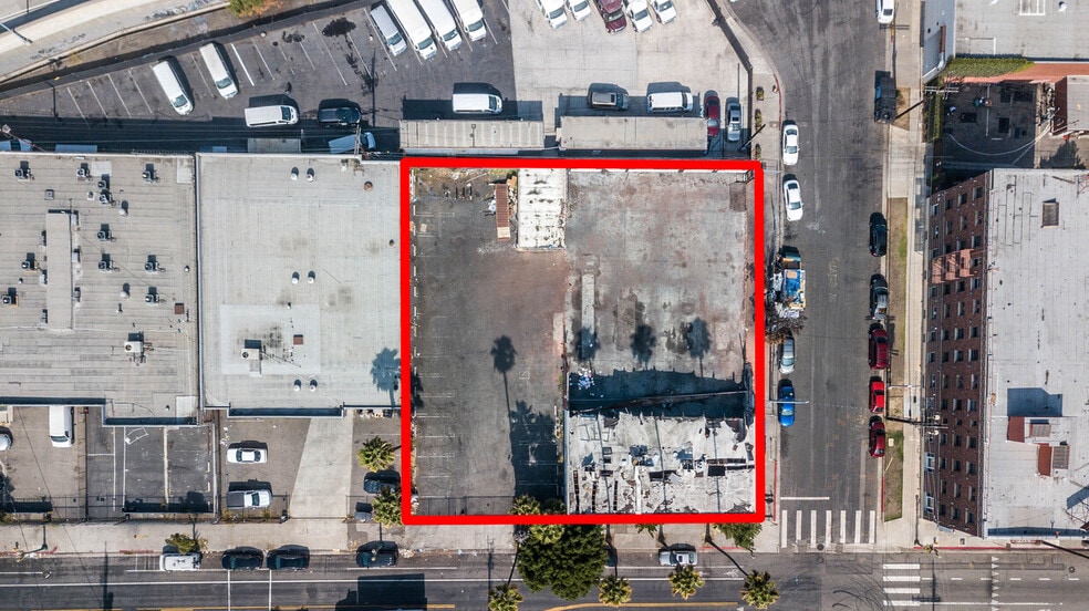 3801 S Grand Ave, Los Angeles, CA for lease - Aerial - Image 3 of 4