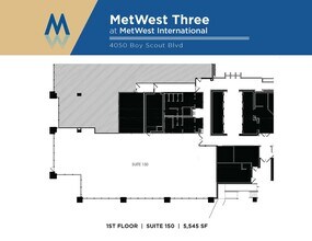 4010 W Boy Scout Blvd, Tampa, FL à louer Plan d’étage- Image 1 de 2