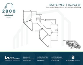 2800 N Central Ave, Phoenix, AZ for lease Floor Plan- Image 1 of 2