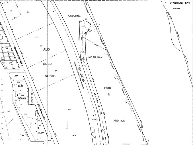 3805 N Washington Ave, Minneapolis, MN à vendre - Plan cadastral - Image 3 de 3