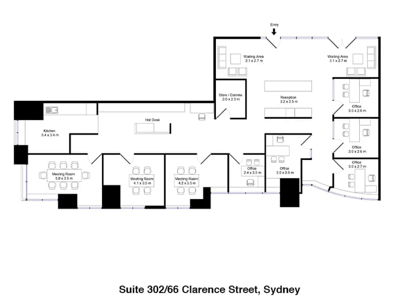 66-74 Clarence St, Sydney for lease Floor Plan- Image 1 of 6