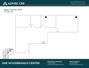 11931 Wickchester Ln, Houston, TX à louer Plan d’étage- Image 1 de 1