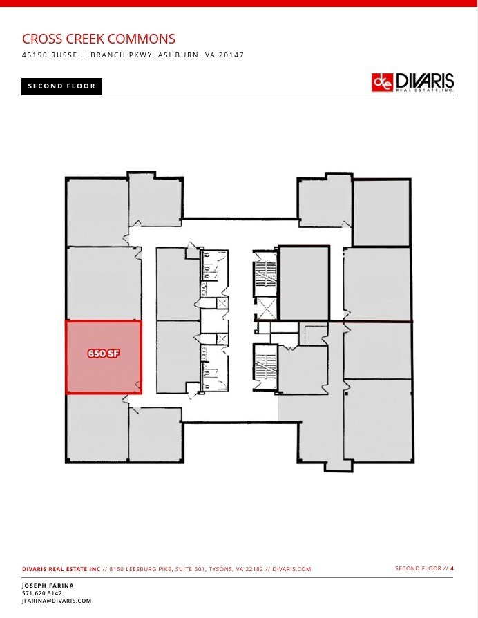 45150 Russell Branch Pky, Ashburn, VA à louer Plan d’étage- Image 1 de 1