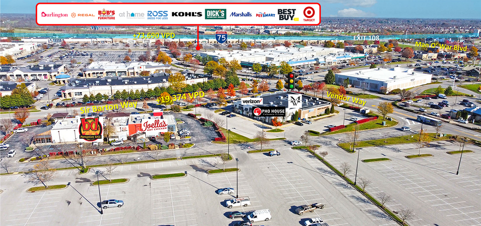 2321 Sir Barton Way, Lexington, KY for lease - Aerial - Image 2 of 9