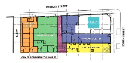 23 South St, Morristown, NJ for lease Floor Plan- Image 1 of 1
