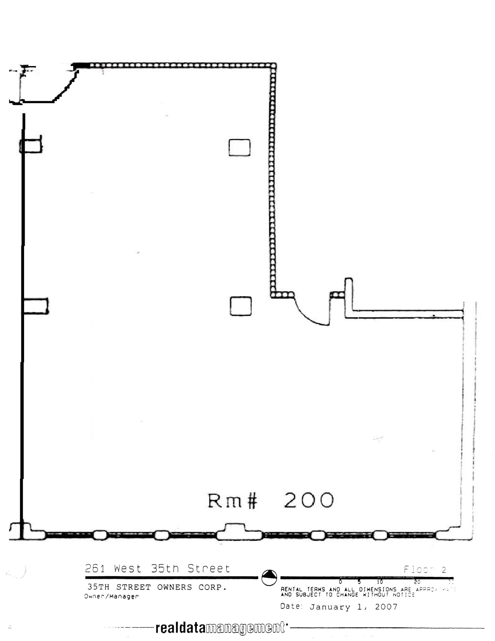 261 W 35th St, New York, NY for lease Floor Plan- Image 1 of 1