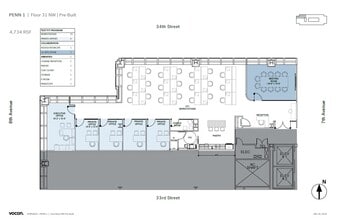PENN 1, New York, NY à louer Plan d’étage- Image 1 de 1