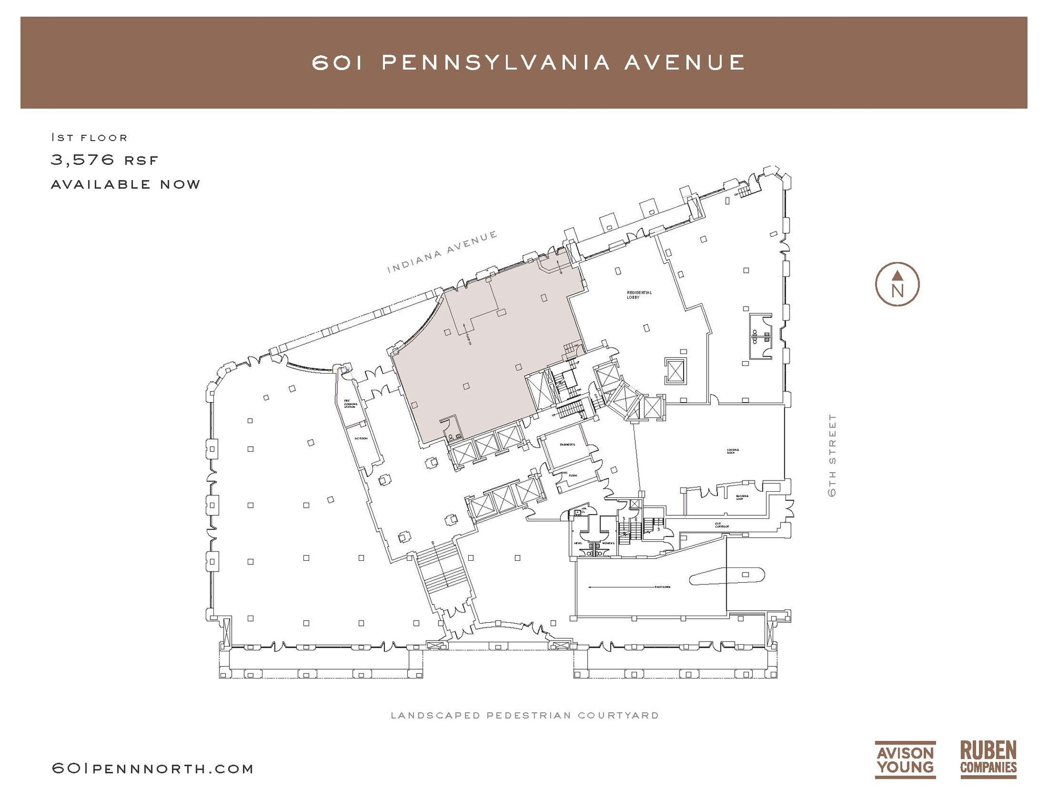 601 Pennsylvania Ave NW, Washington, DC for lease Floor Plan- Image 1 of 6