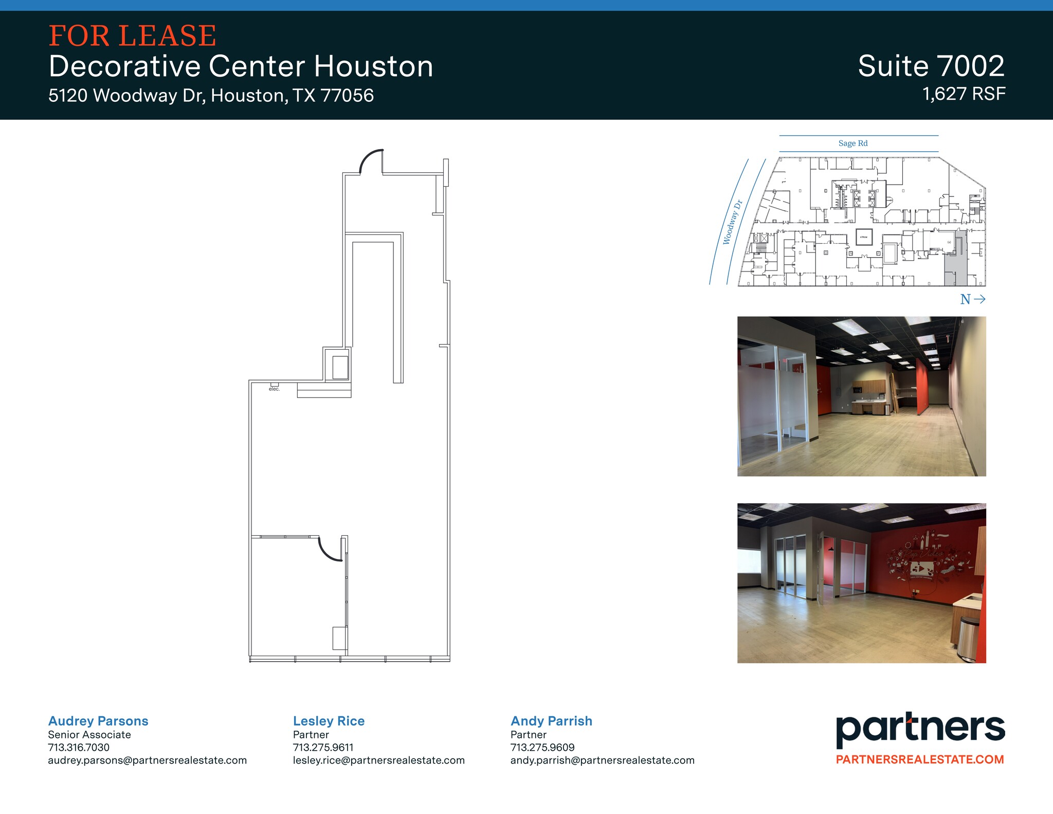 5120 Woodway Dr, Houston, TX à louer Plan de site- Image 1 de 1