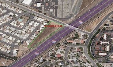 Newport Ave, Grand Terrace, CA - Aérien  Vue de la carte