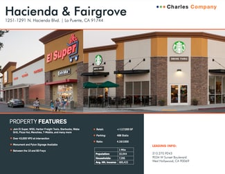 More details for 1255-1313 N Hacienda Blvd, La Puente, CA - Retail for Lease