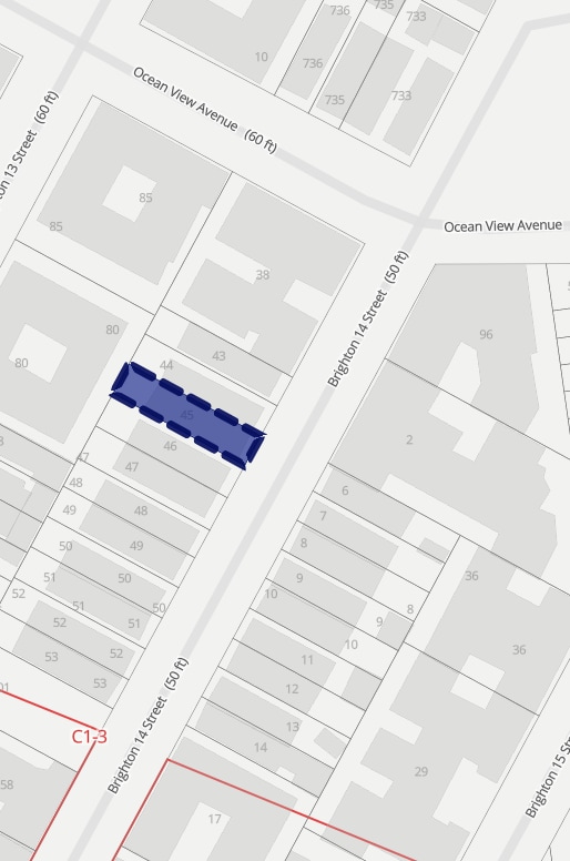 3044 Brighton 14th St, Brooklyn, NY for sale Plat Map- Image 1 of 2