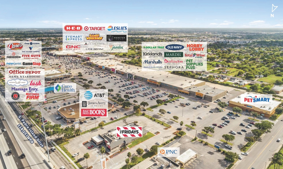 5317-5425 S Padre Island Dr, Corpus Christi, TX for lease - Building Photo - Image 3 of 8