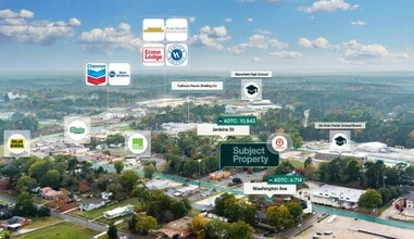 412 Washington Ave, Mansfield, LA - Aerial  map view - Image1