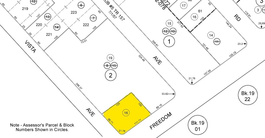 1457 Freedom Blvd, Watsonville, CA à louer - Plan cadastral - Image 3 de 3