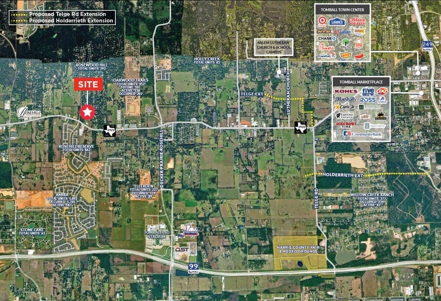 19030 FM 2920 Rd, Tomball, TX for sale - Aerial - Image 2 of 13