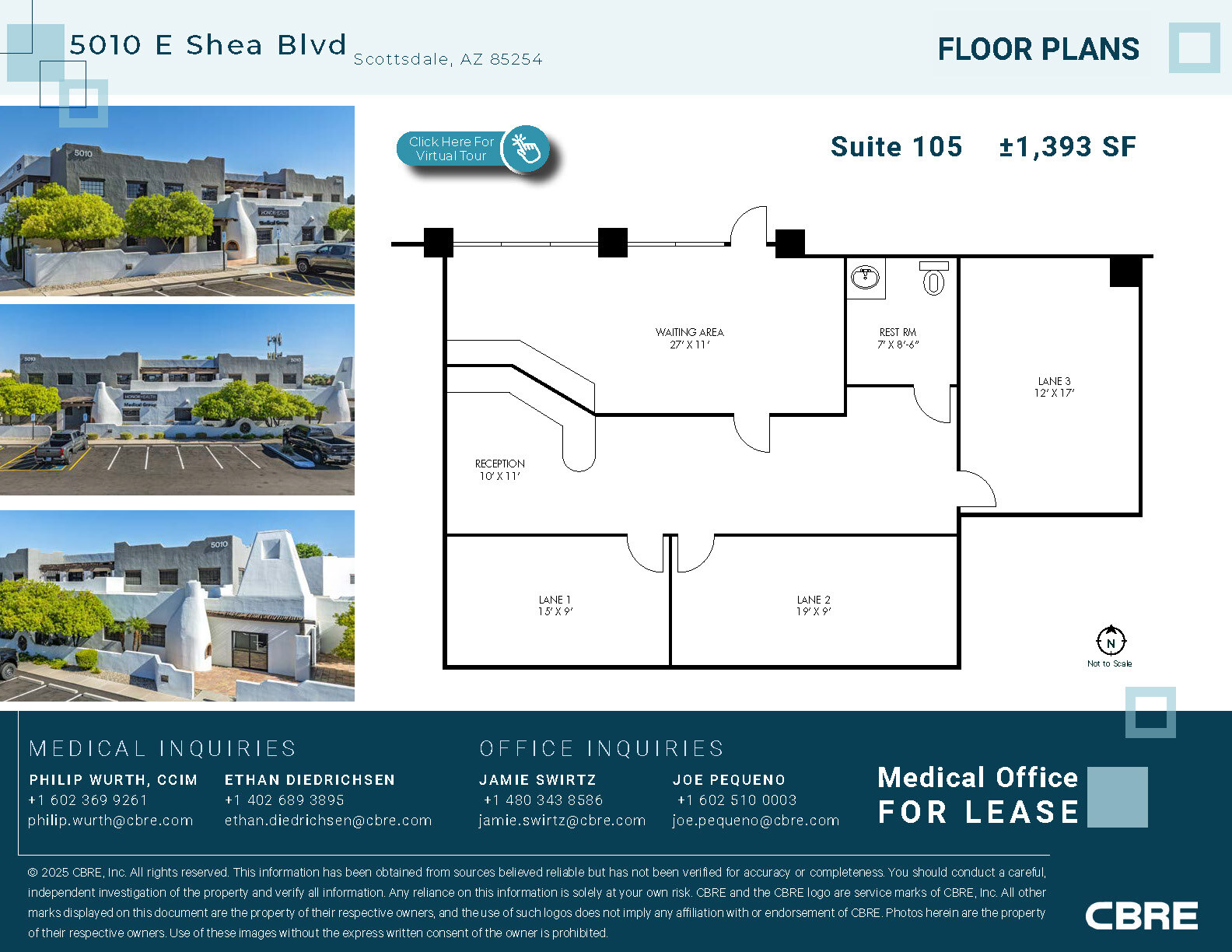 5010 E Shea Blvd, Scottsdale, AZ for lease Floor Plan- Image 1 of 5