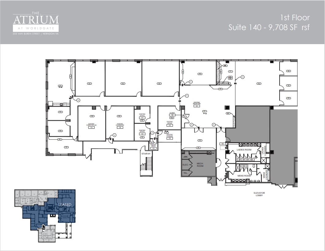 205 Van Buren St, Herndon, VA à louer Plan d’étage- Image 1 de 1