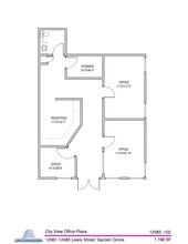 12361 Lewis St, Garden Grove, CA à louer Plan de site- Image 1 de 1