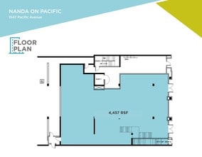 1547 Pacific Ave, Santa Cruz, CA for lease Floor Plan- Image 1 of 2