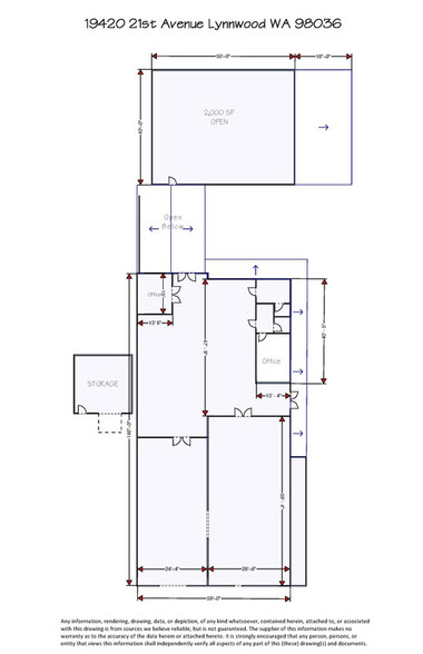 19420 21st Ave W, Lynnwood, WA à vendre - Plan d  tage - Image 2 de 2