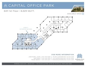 6411 Ivy Ln, Greenbelt, MD for lease Floor Plan- Image 2 of 3