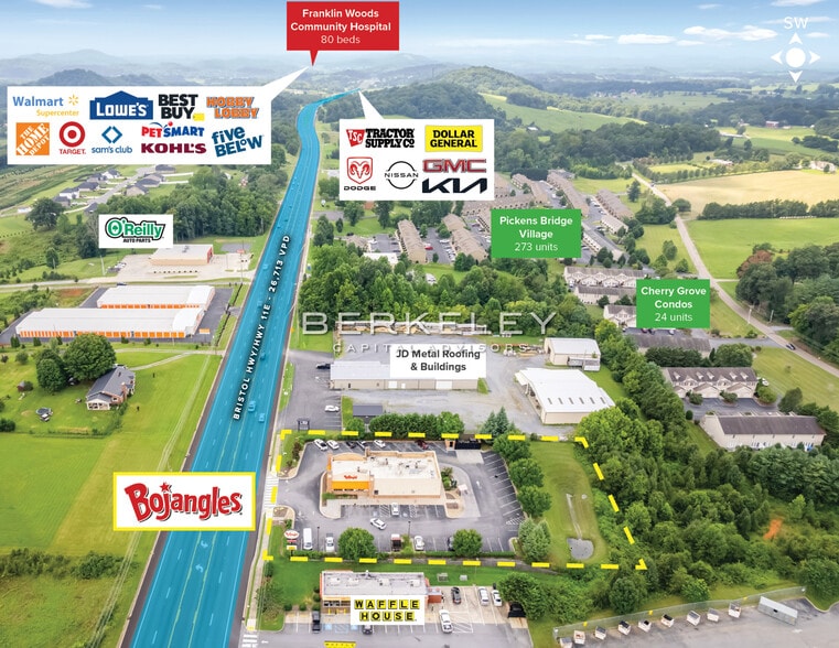 6547 Highway 11 E, Piney Flats, TN à vendre - Photo du bâtiment - Image 2 de 6