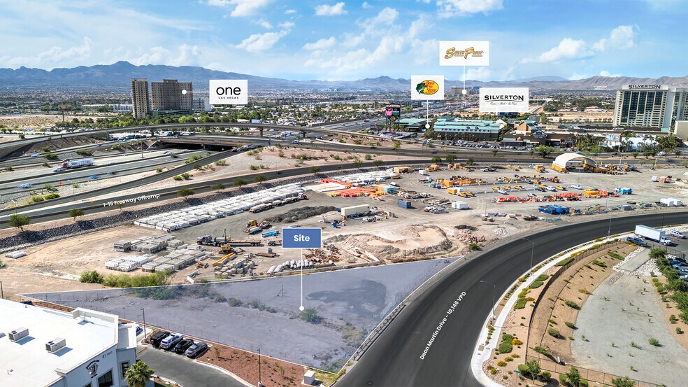 7910 S Dean Martin Dr, Las Vegas, NV à vendre - Aérien - Image 2 de 5