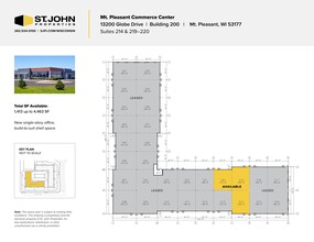 13203 Globe Dr, Mount Pleasant, WI for lease Site Plan- Image 2 of 3