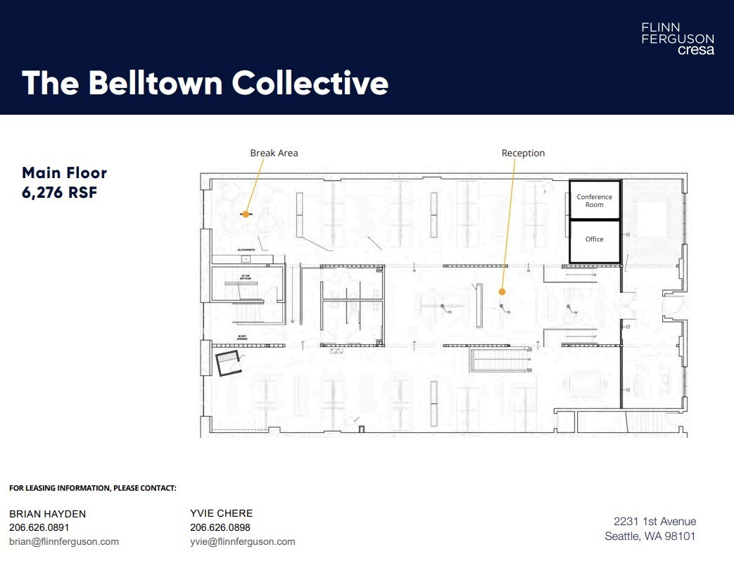 2225-2231 1st Ave, Seattle, WA for lease Floor Plan- Image 1 of 1