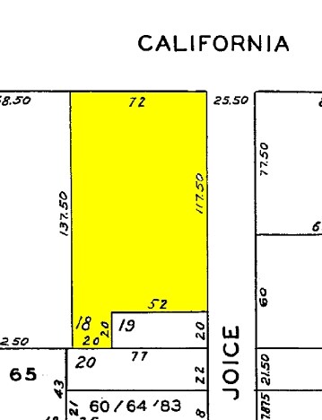 851 California St, San Francisco, CA à vendre - Plan cadastral - Image 2 de 5