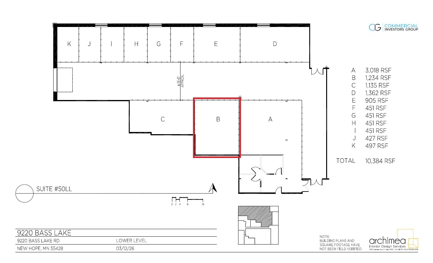 9220 Bass Lake Rd, New Hope, MN à louer Plan d’étage- Image 1 de 1