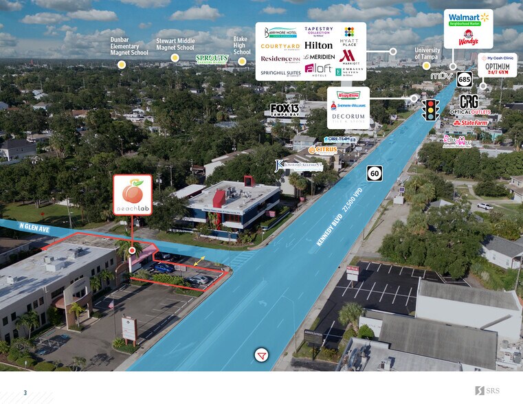 3401 W Kennedy Blvd, Tampa, FL à vendre - Photo du bâtiment - Image 3 de 9