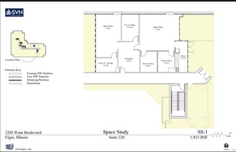 2205 Point Blvd, Elgin, IL for lease Floor Plan- Image 1 of 2
