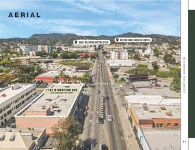 1167-1191 N Western Ave, Los Angeles, CA - Aérien  Vue de la carte