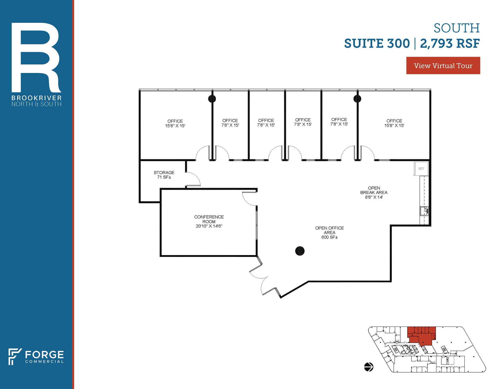 8200 Brookriver Dr, Dallas, TX à louer Plan d’étage- Image 1 de 4