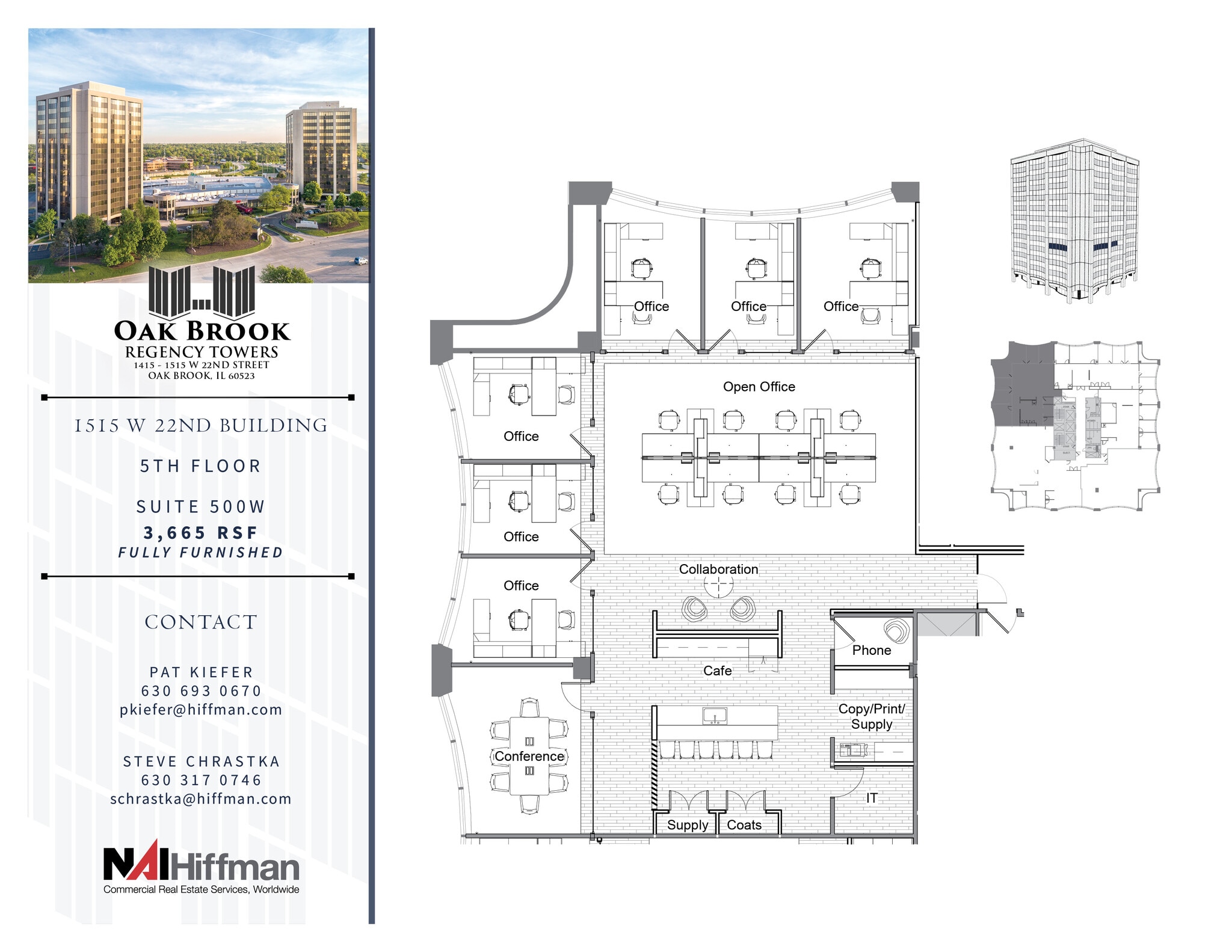 1415 W 22nd St, Oak Brook, IL for lease Floor Plan- Image 1 of 1