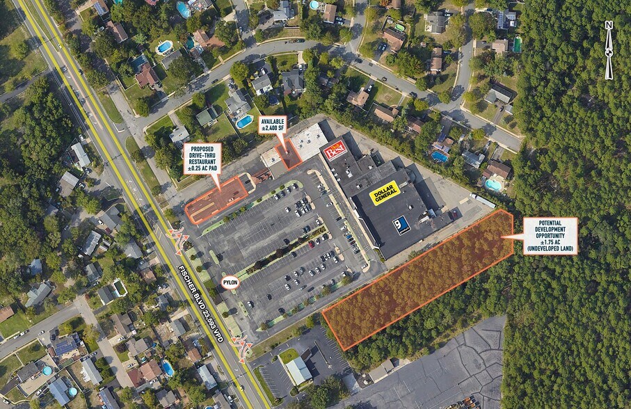 1001 Fischer Blvd, Toms River, NJ à louer - Aérien - Image 2 de 5