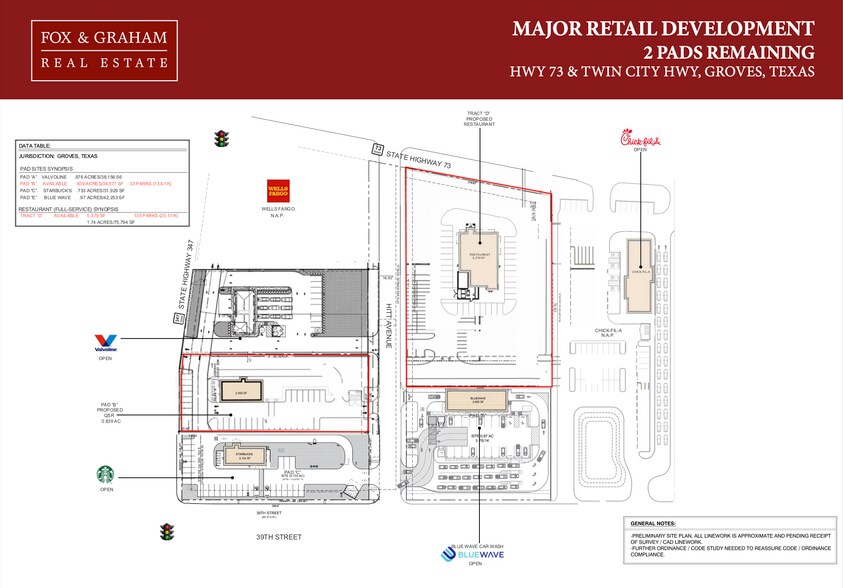Highway 73, Groves, TX for lease - Site Plan - Image 2 of 3