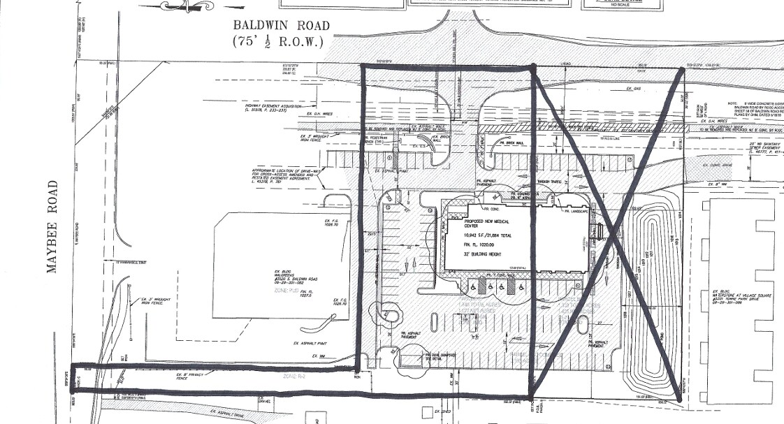 3590 S Baldwin Rd, Orion Township, MI for sale Site Plan- Image 1 of 2