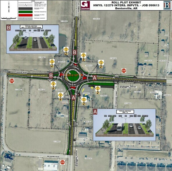 Hwy 12 & N Vaughn Rd, Bentonville, AR à vendre - Plan de site - Image 2 de 2
