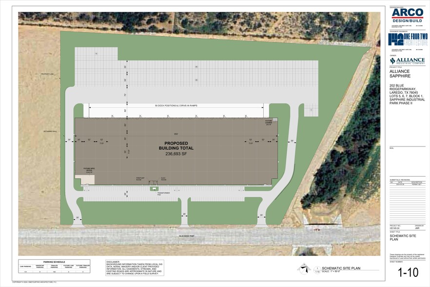 202 Blue Ridge Pkwy, Laredo, TX for lease - Site Plan - Image 2 of 2