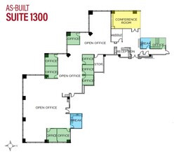 7676 Hazard Center Dr, San Diego, CA à louer Plan d’étage- Image 1 de 2