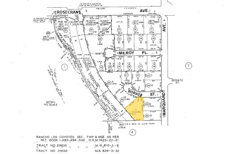 13724 Borate St, Santa Fe Springs, CA à vendre - Plan cadastral - Image 1 de 1