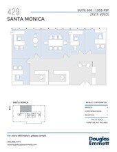 429 Santa Monica Blvd, Santa Monica, CA à louer Plan d  tage- Image 1 de 1