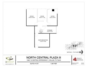 12801 N Central Expy, Dallas, TX à louer Plan de site- Image 2 de 2