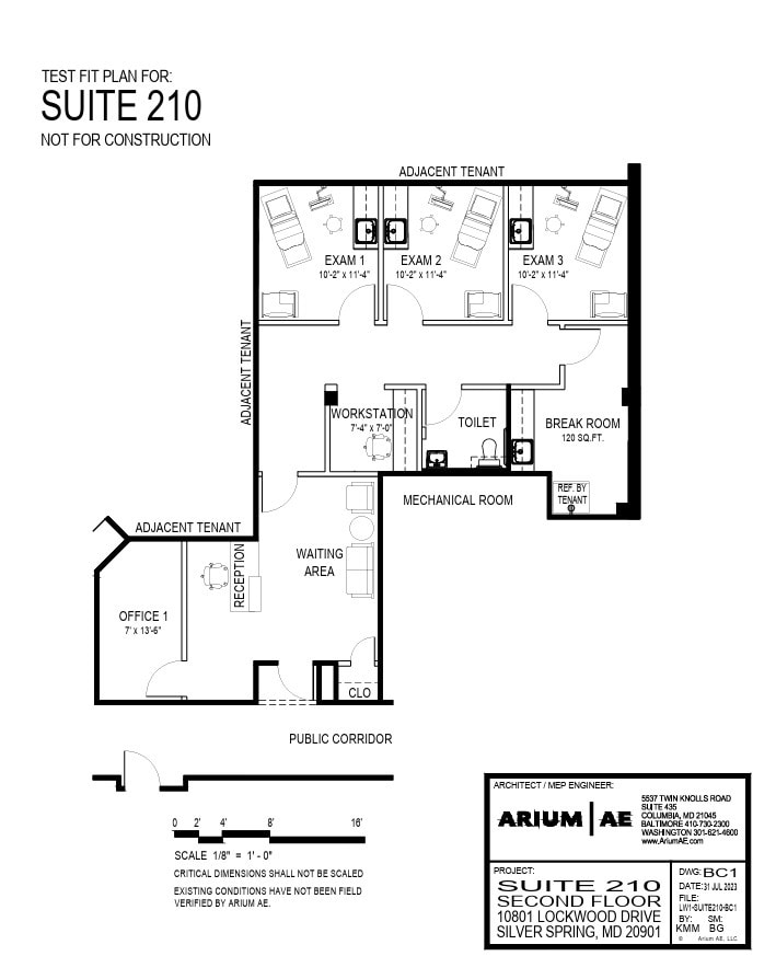 10801 Lockwood Dr, Silver Spring, MD for lease Floor Plan- Image 1 of 1